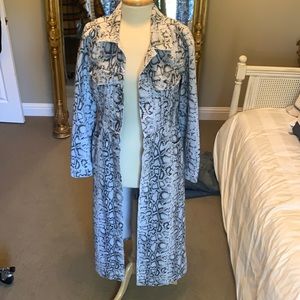 Alexander Wang snakeskin duster/jacket